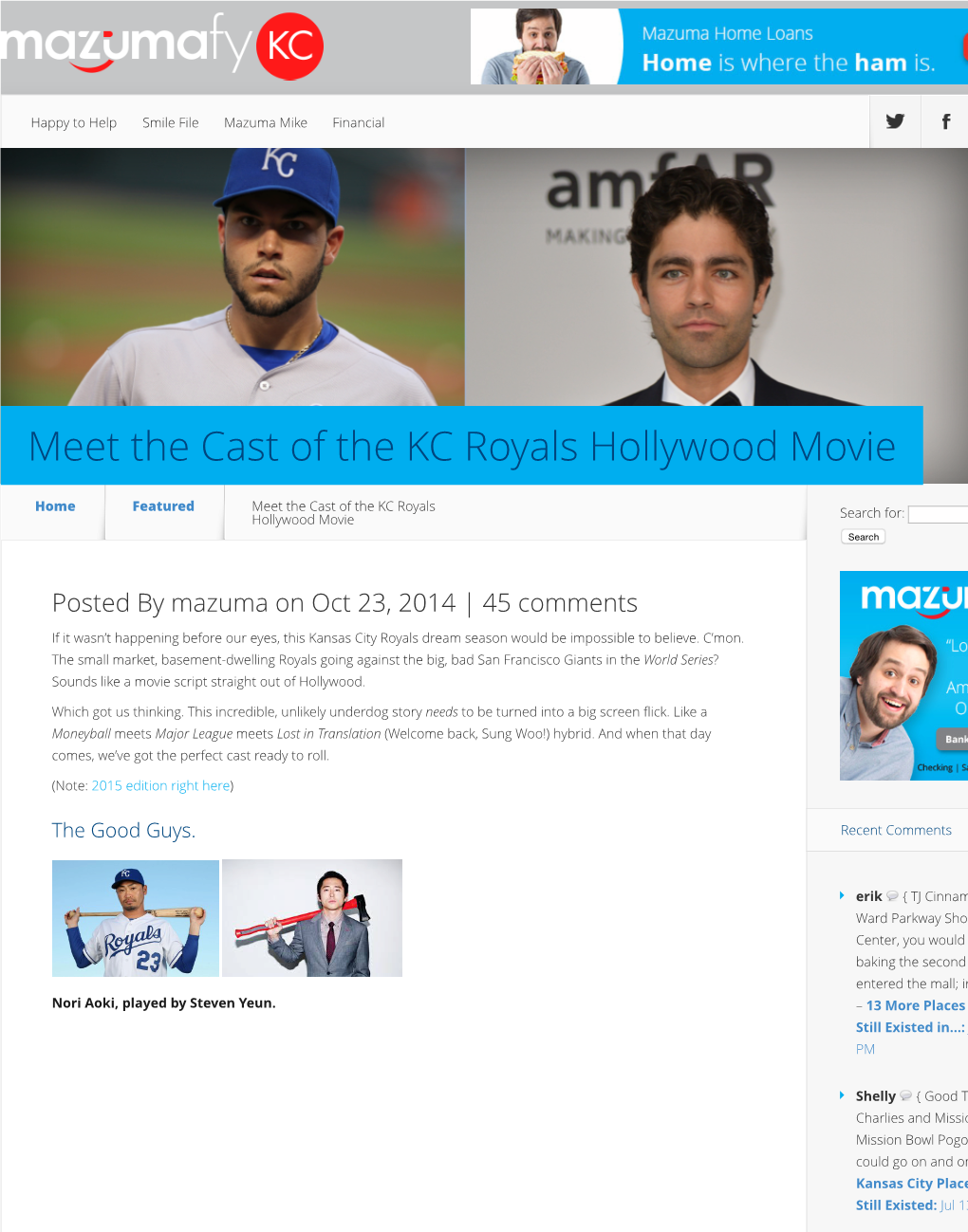 Meet the Cast of the KC Royals Hollywood Movie