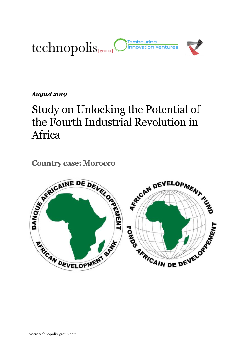 Study on Unlocking the Potential of the Fourth Industrial Revolution in Africa