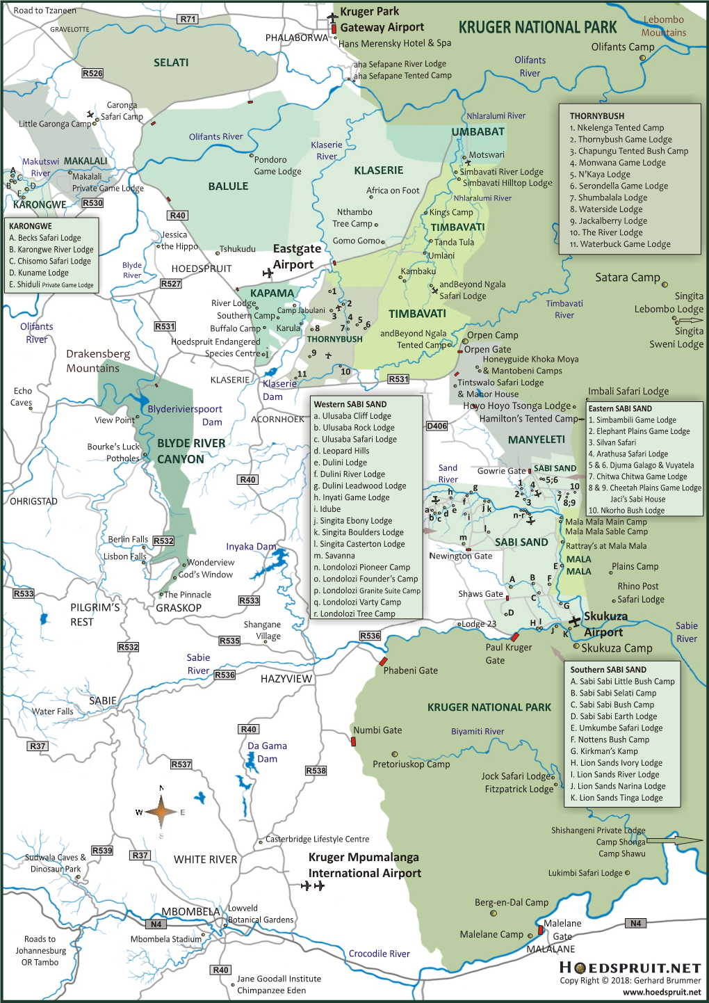 Greater Kruger Map Download