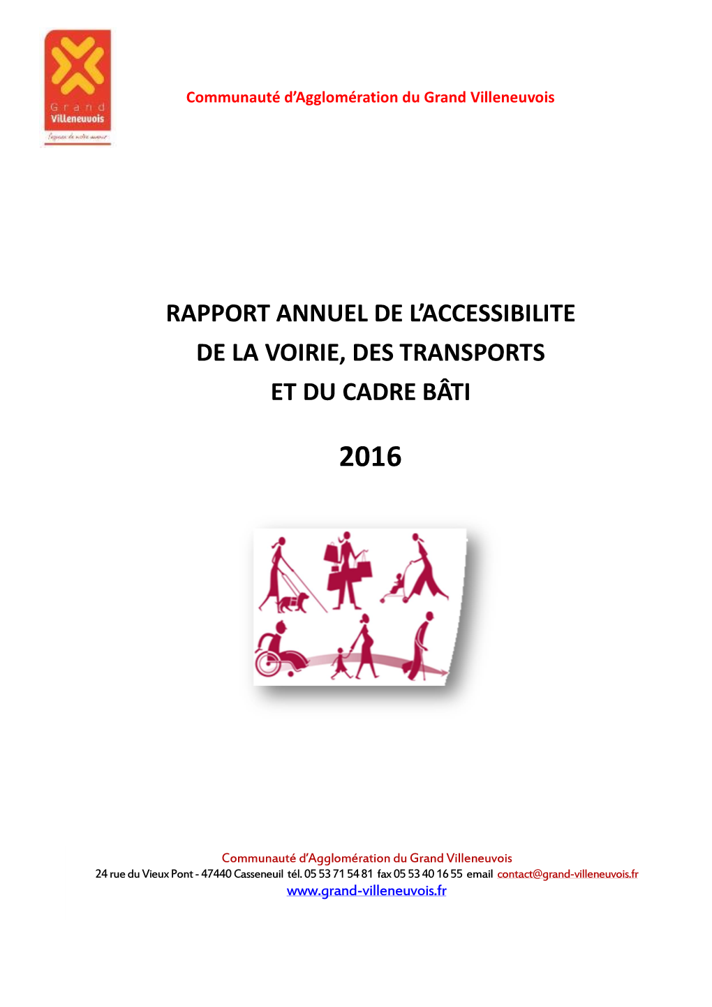 Rapport Annuel De L'accessibilite De La Voirie