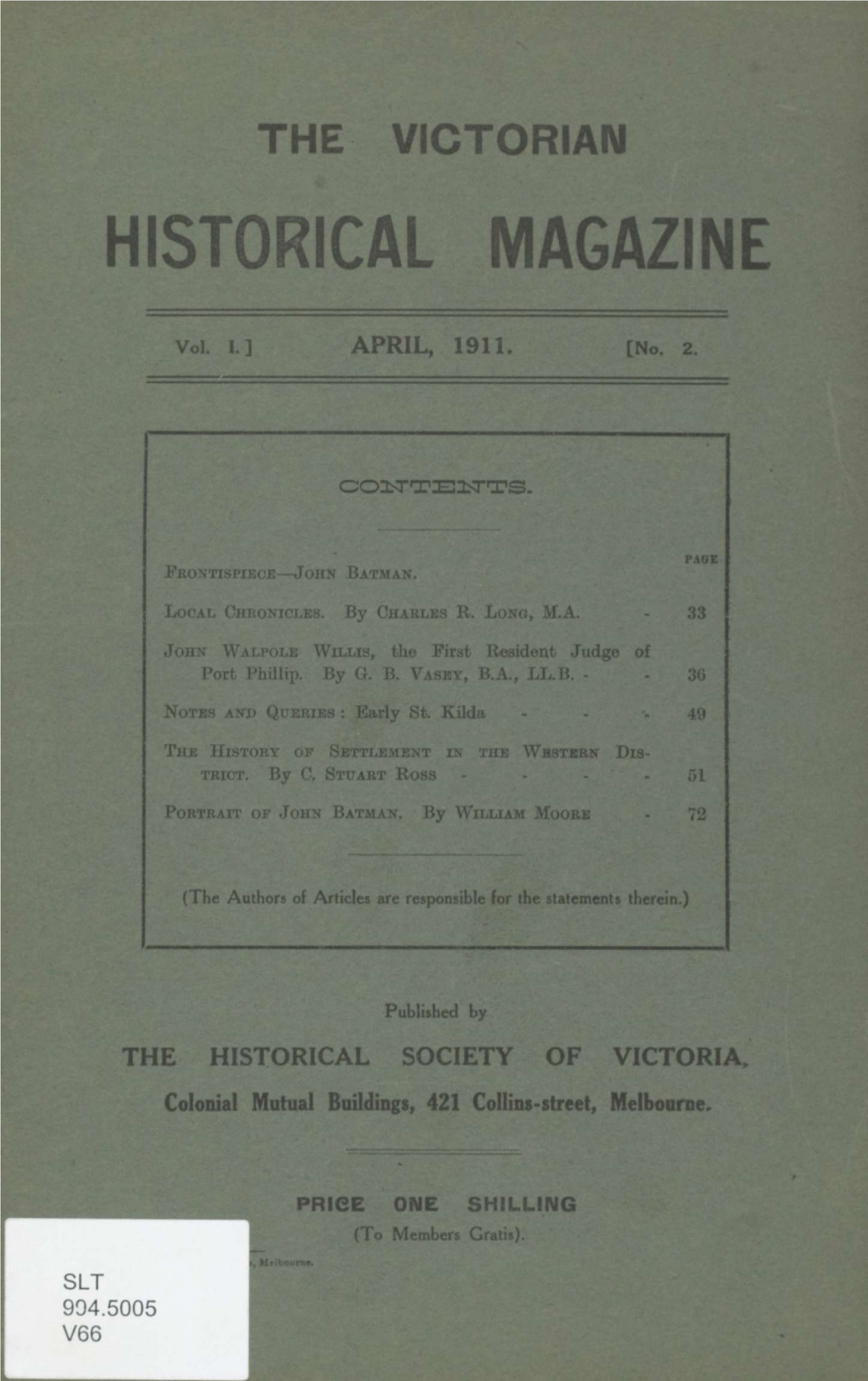 Historical Magazine