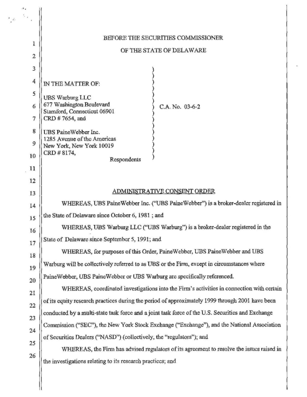 20 25 26 Administratnb Consent Order