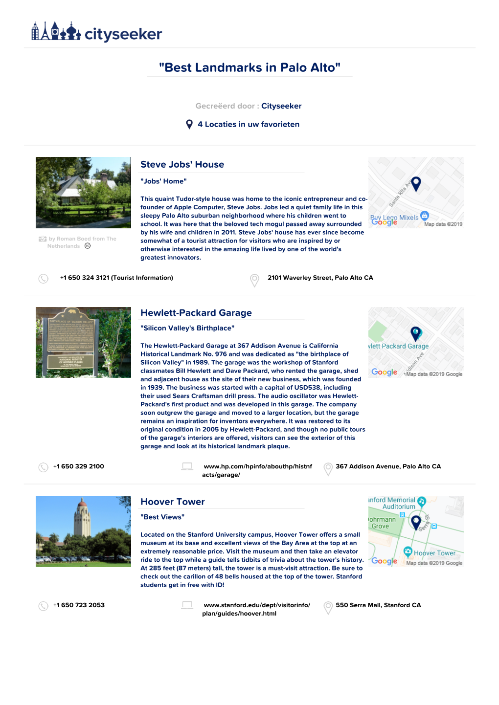 Best Landmarks in Palo Alto"