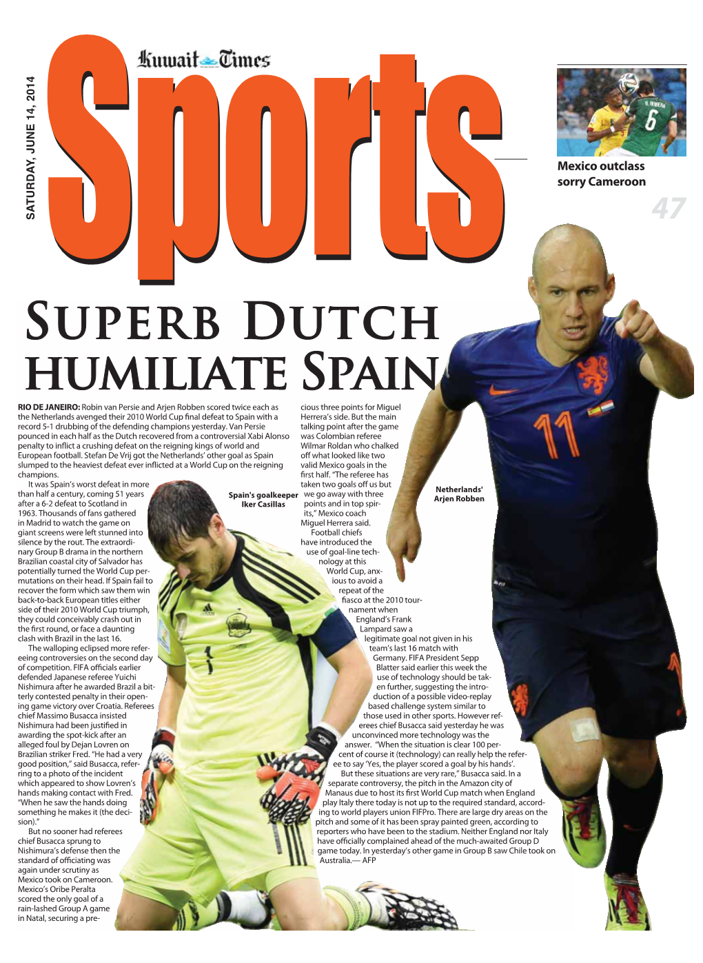 Superb Dutch Humiliate Spain