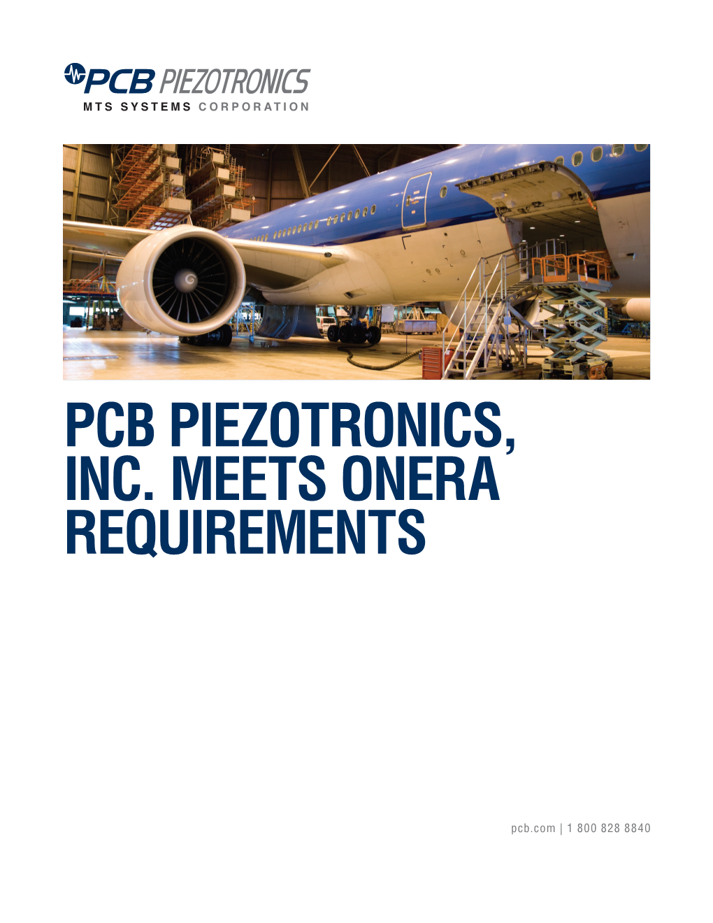 Pcb Piezotronics, Inc. Meets Onera Requirements