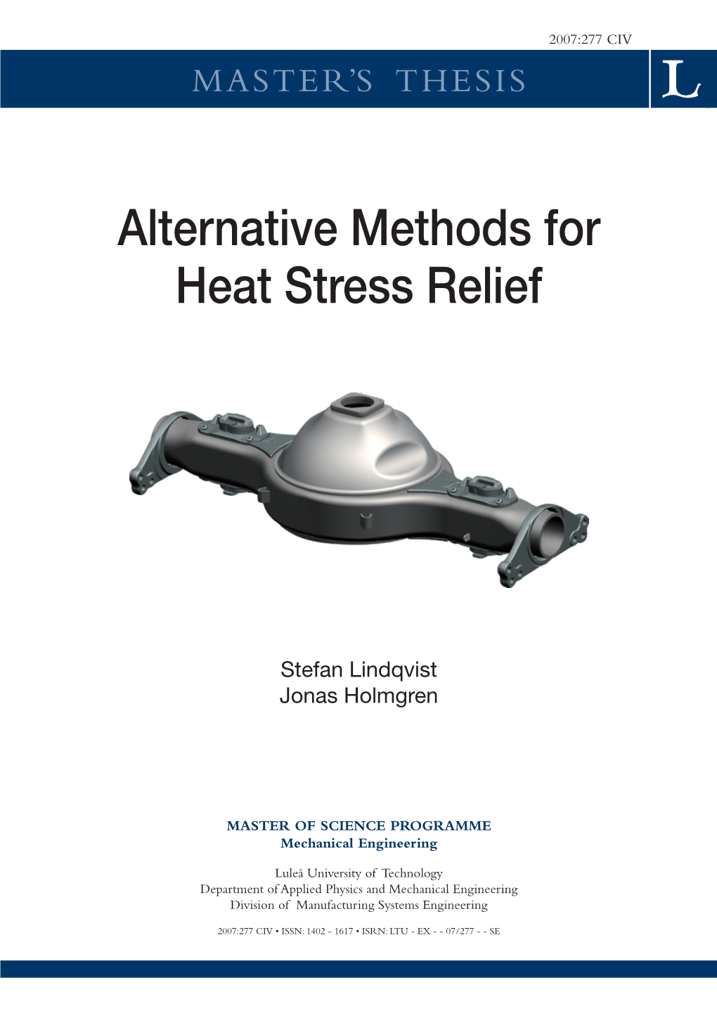 Alternative Methods for Heat Stress Relief