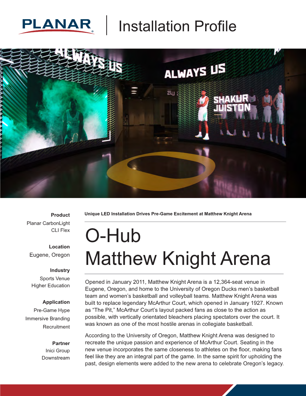 O-Hub Matthew Knight Arena