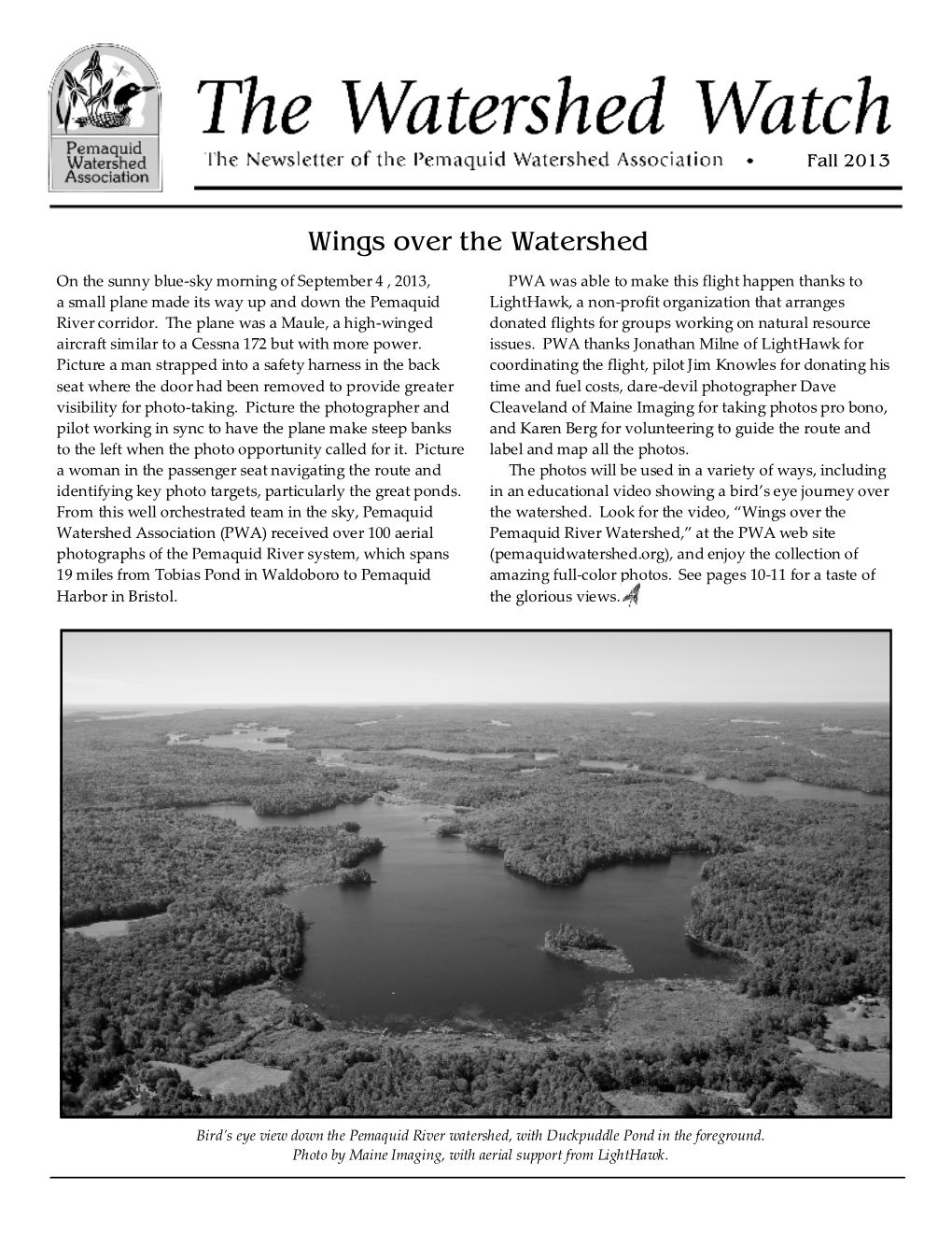 Fall 2013 Newsletter.Pub