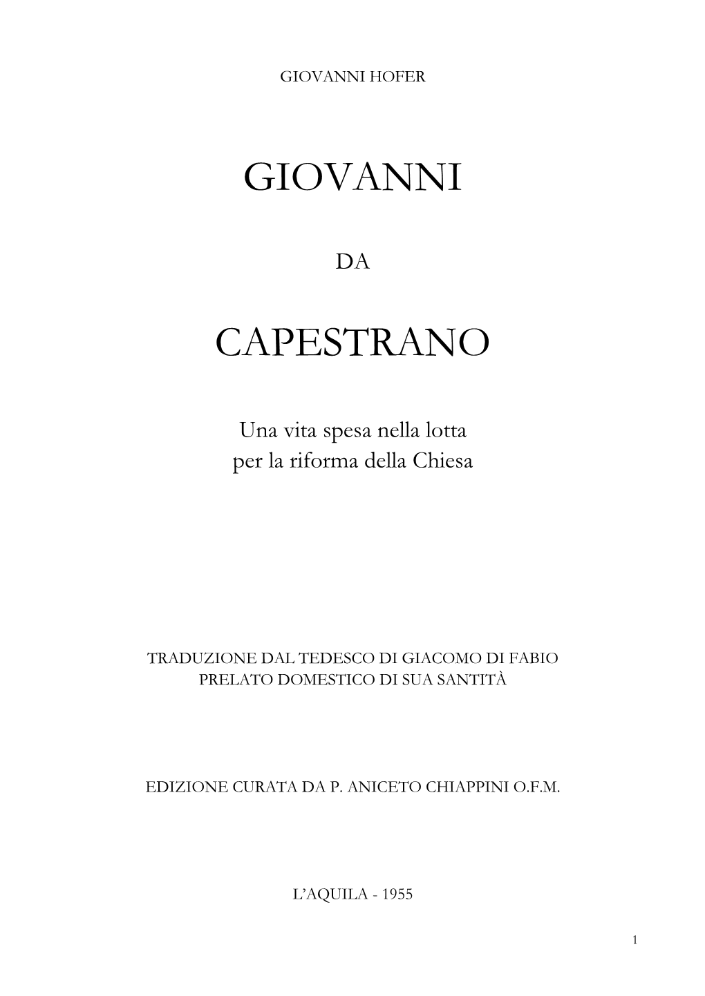Giovanni Capestrano