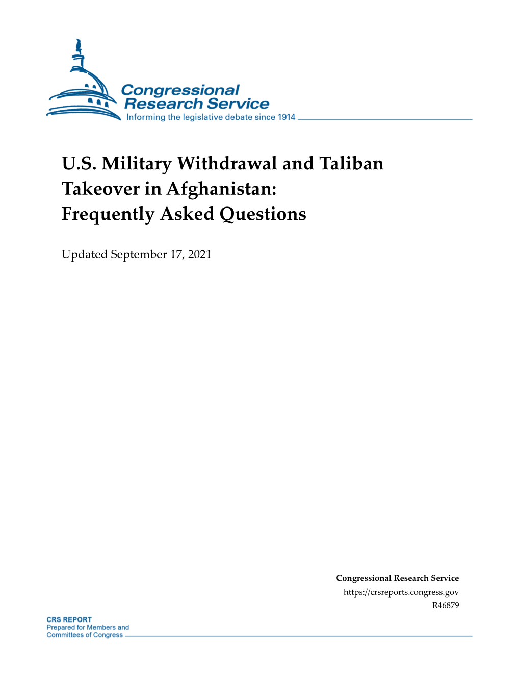 US Military Withdrawal and Taliban Takeover in Afghanistan