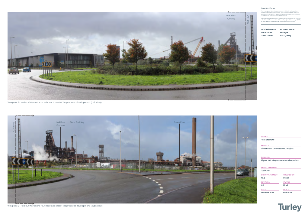 Viewpoint 2 - Harbour Way on the Roundabout to East of the Proposed Development