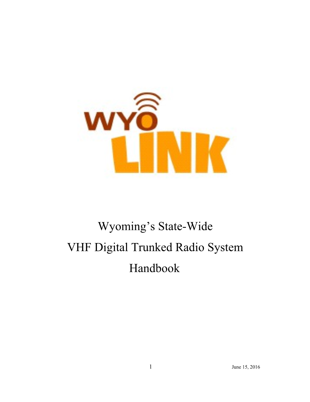 VHF Digital Trunked Radio System