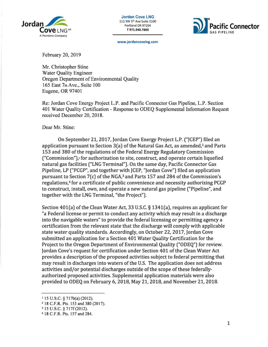 JCEP Response Dated Feb. 20, 2019
