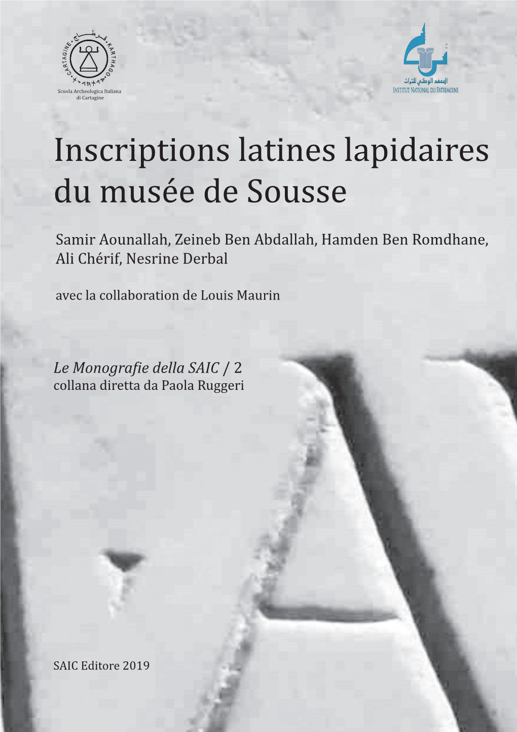 Inscriptions Latines Lapidaires Du Musée De Sousse