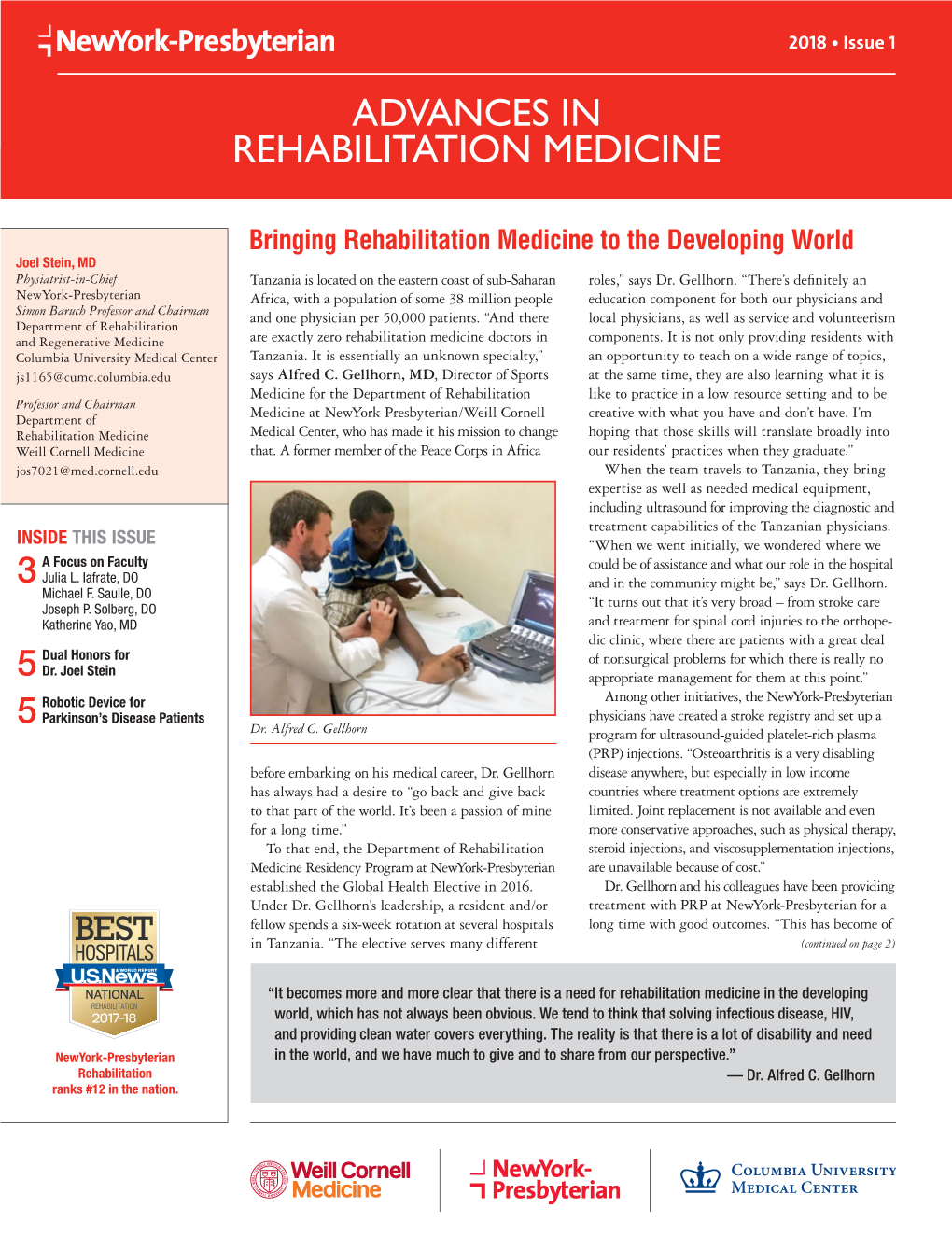 Advances in Rehabilitation Medicine