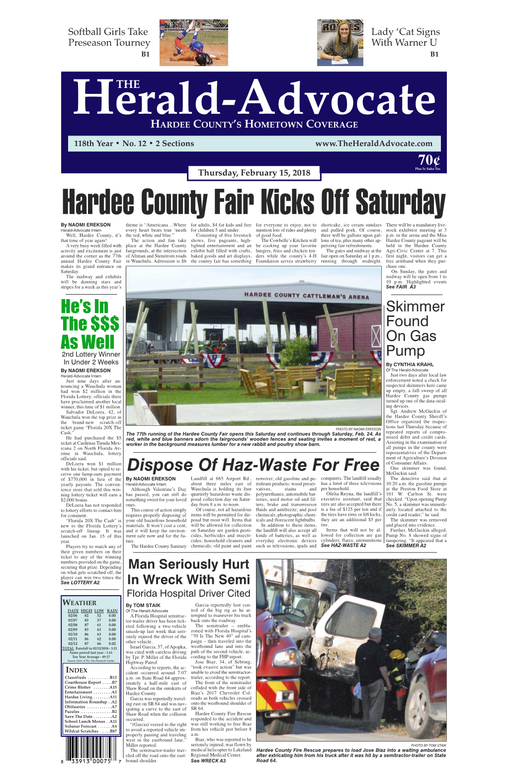 Hardee County Fair Kicks Off Saturday