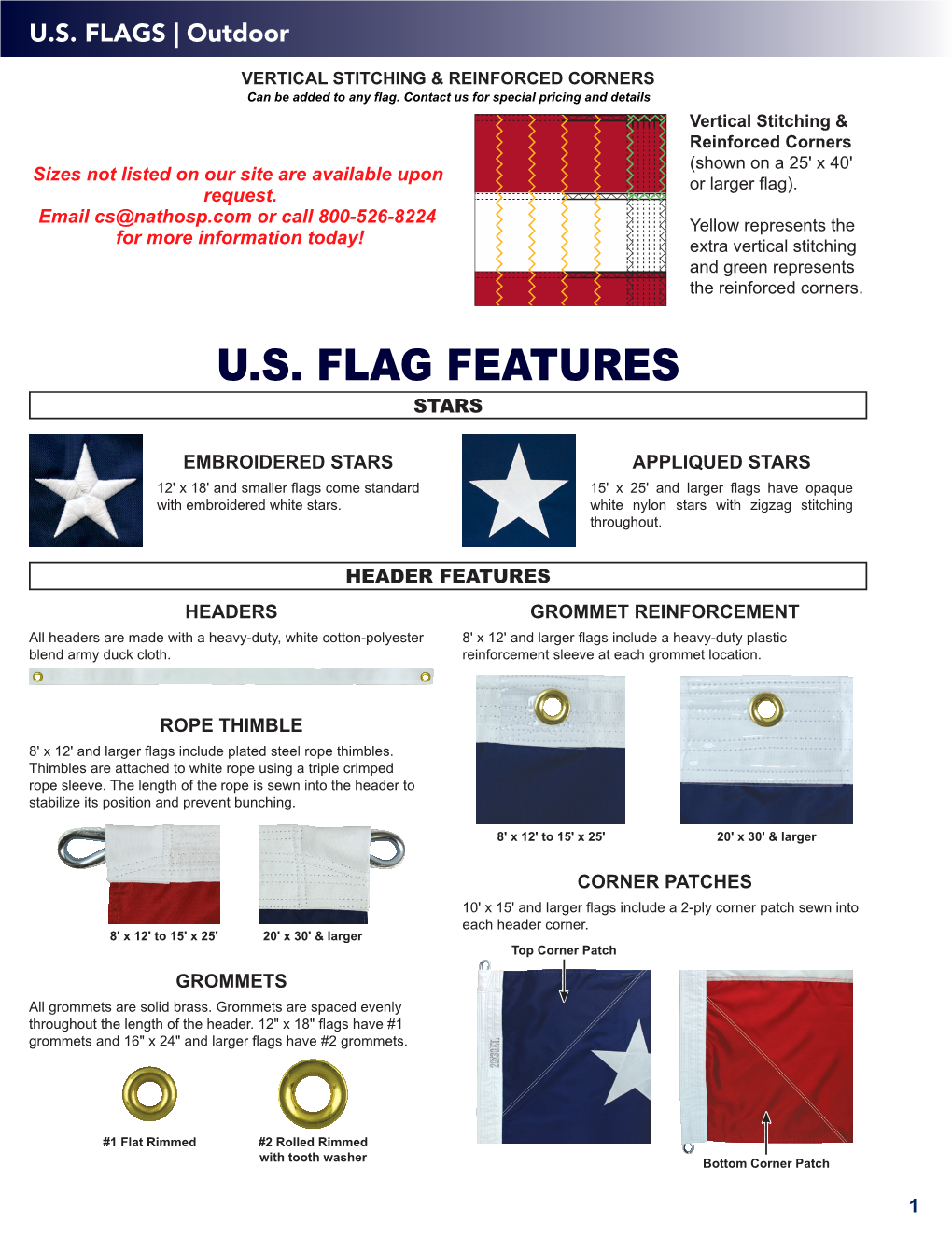 U.S. Flag Features Stars