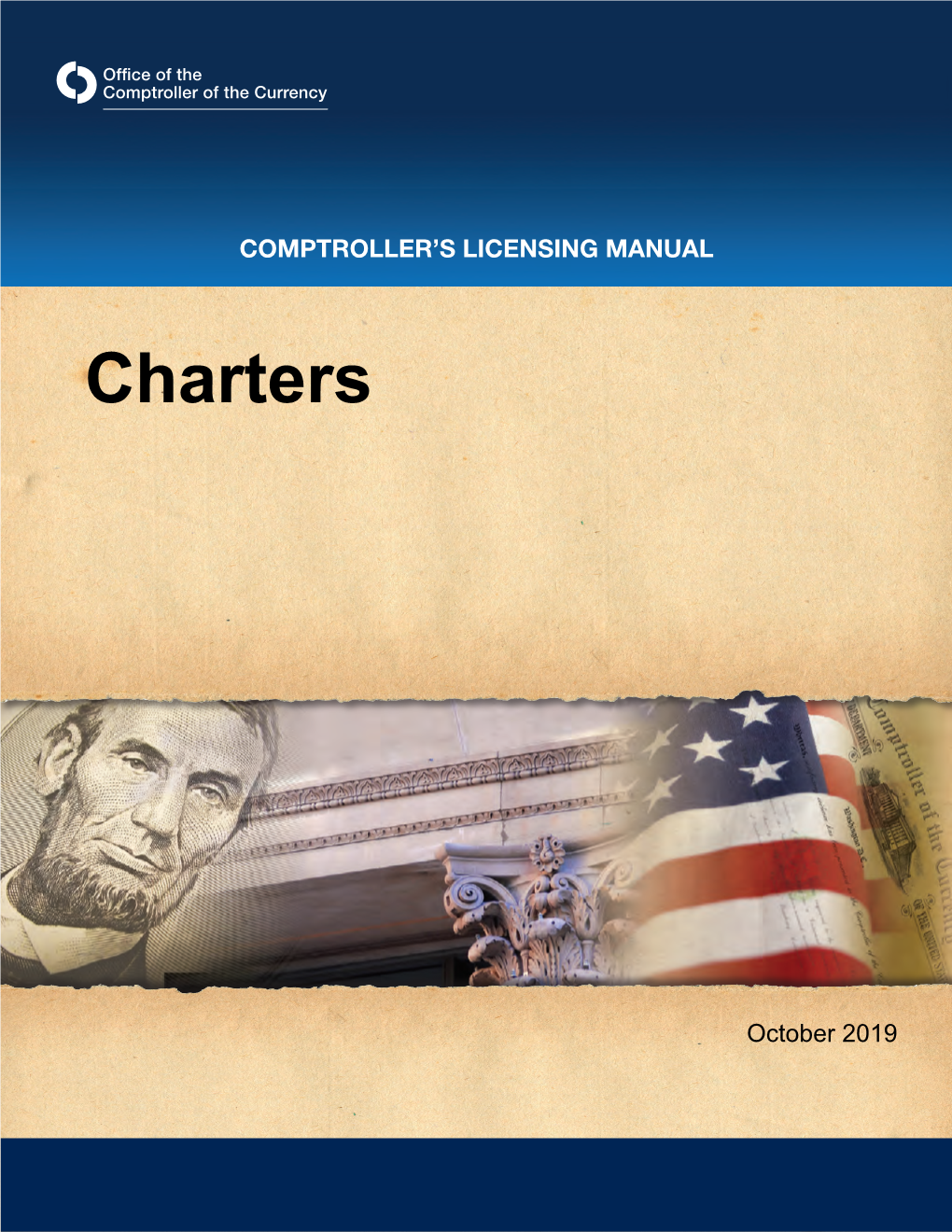 Charters, Comptroller's Licensing Manual