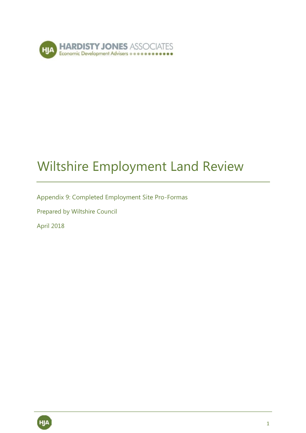 Wiltshire Employment Land Review