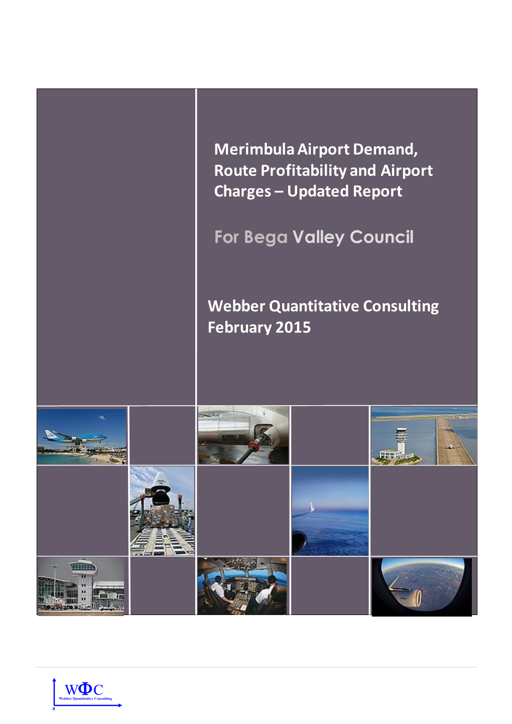 Merimbula Airport Demand, Route Profitability and Airport Charges – Updated Report