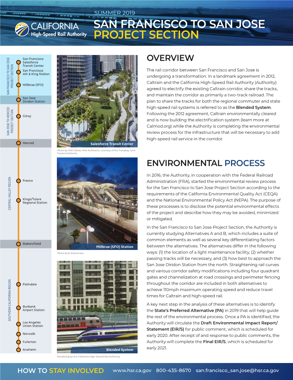 San Francisco to San Jose Project Section