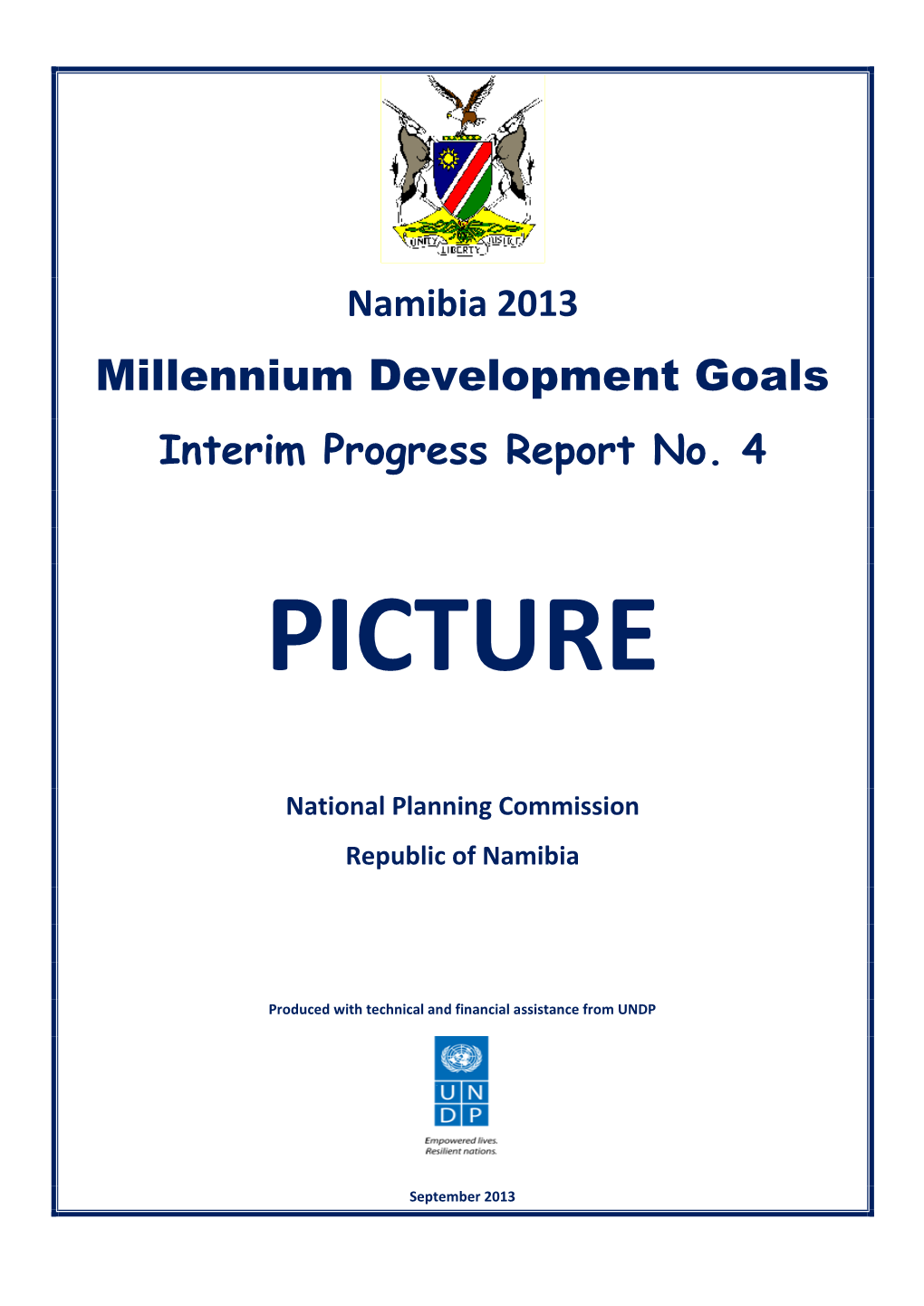 Millennium Development Goals Interim Progress Report No