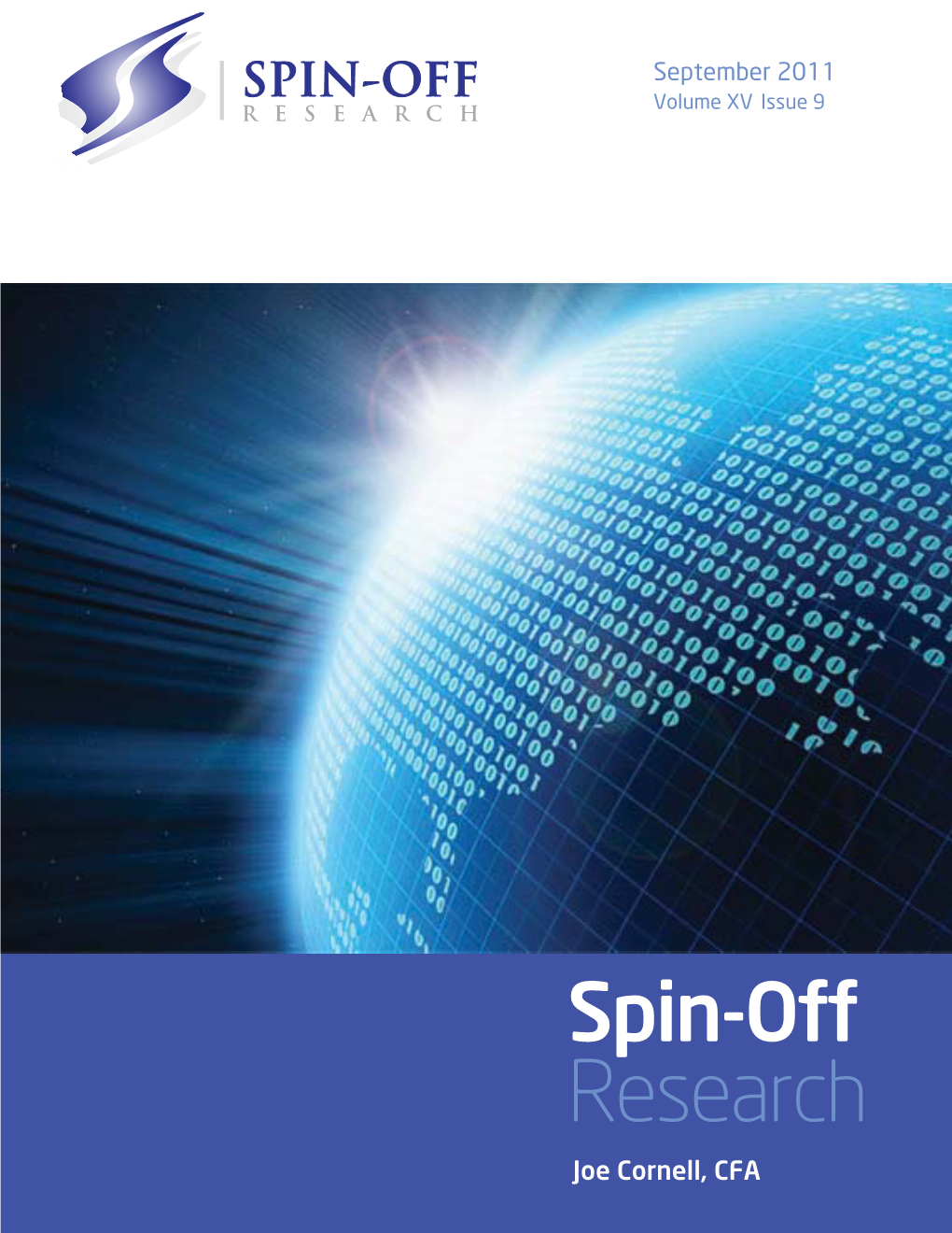 Spin-Off Monthly Report September Issue 2011.Indd