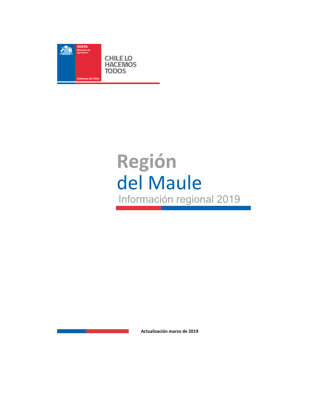 Región Del Maule Información Regional 2019