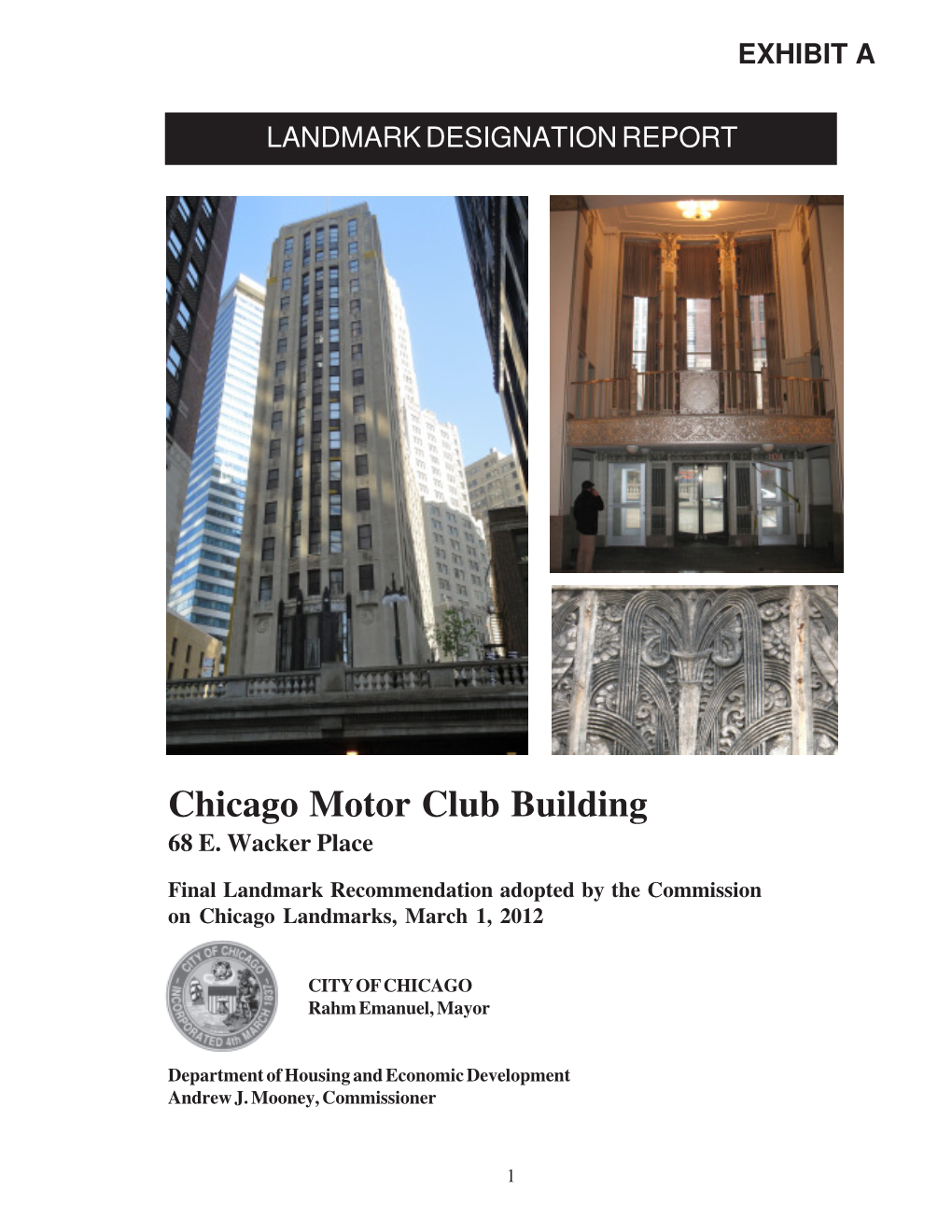 Chicago Motor Club Building 68 E