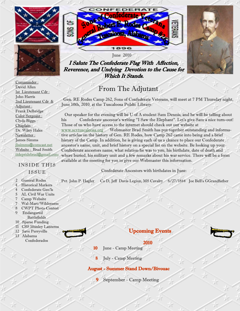 May 2010 Newsletter