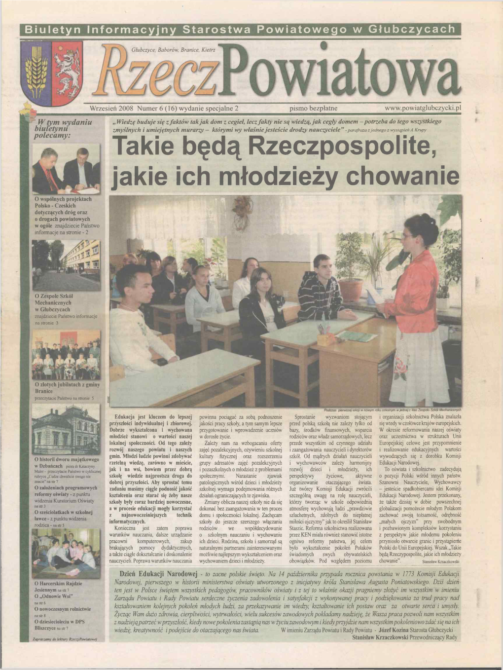 Takie Będą Rzeczpospolite, Jakie Ich Młodzieży Chowanie