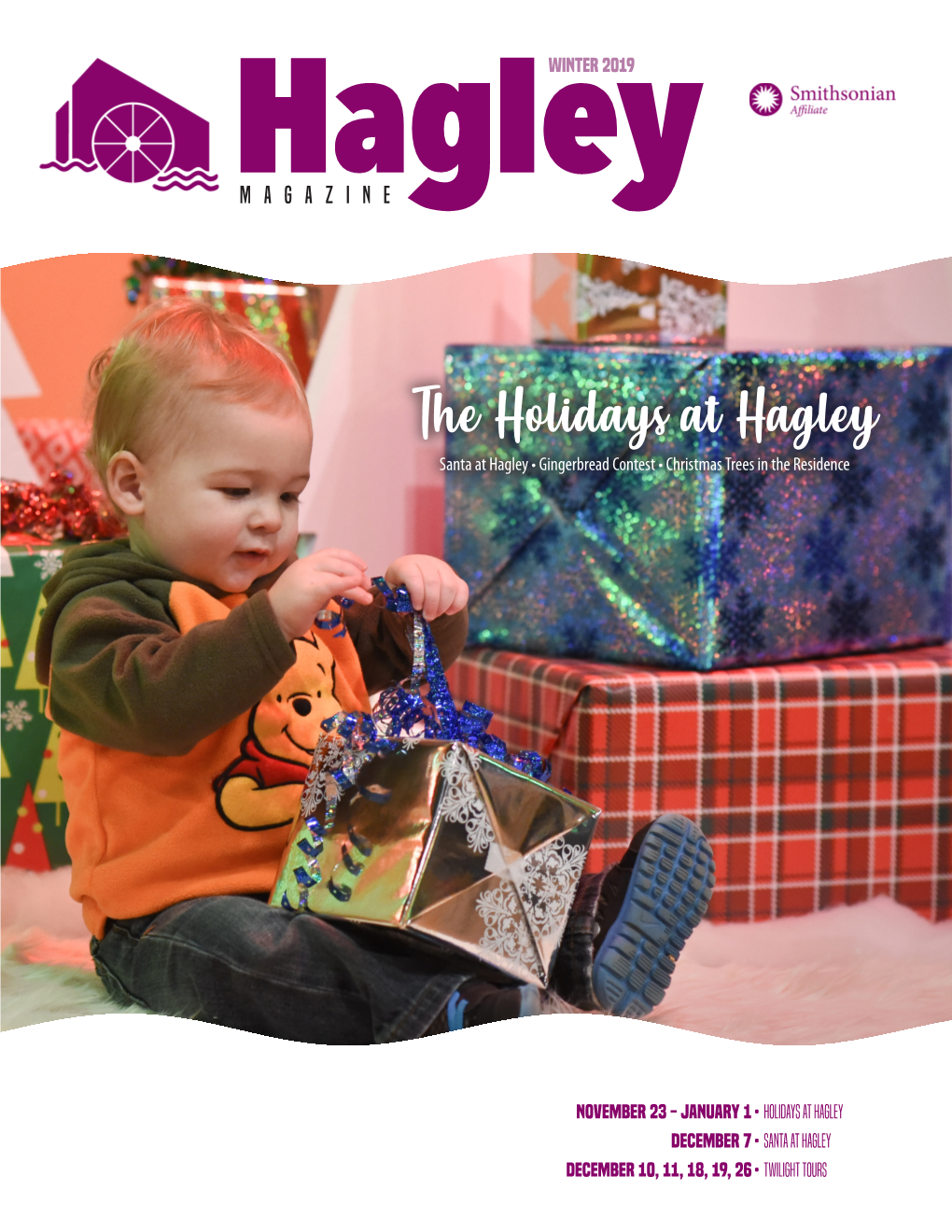 The Holidays at Hagley Santa at Hagley • Gingerbread Contest • Christmas Trees in the Residence