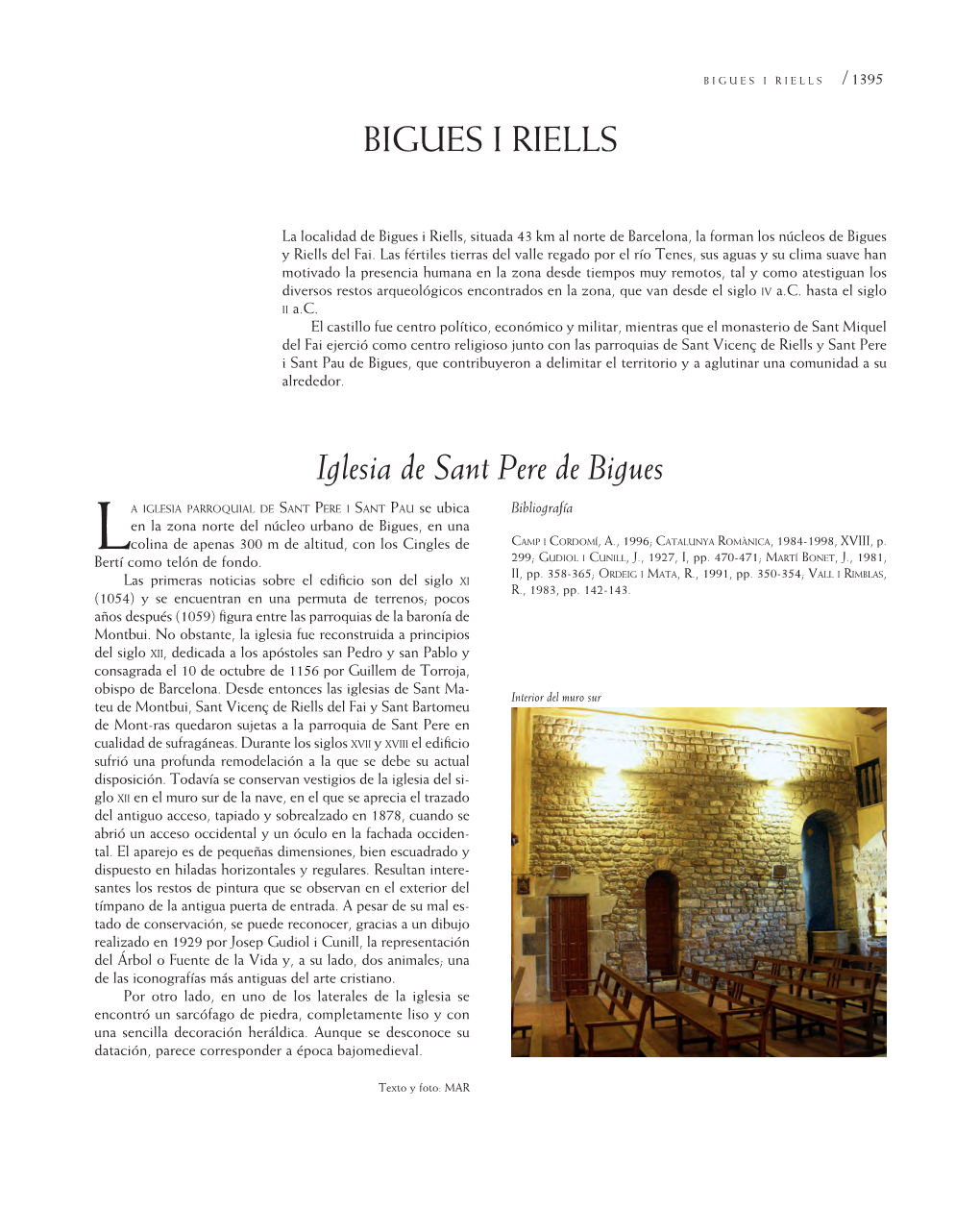 Bigues I Riells Iglesia De Sant Pere De Bigues