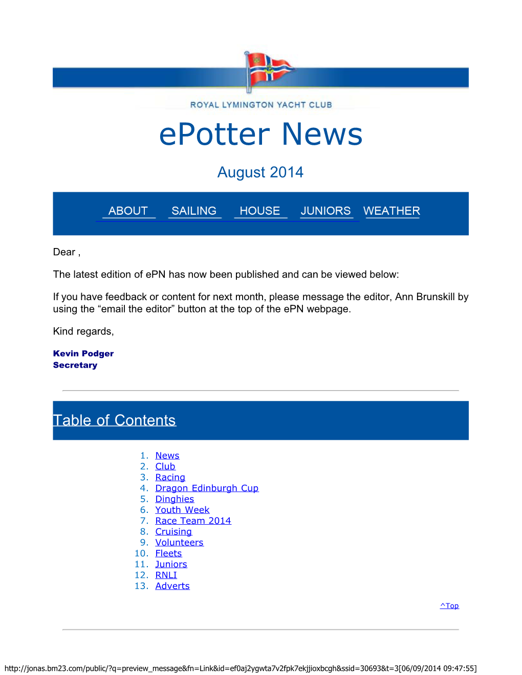 Epotter News August 2014