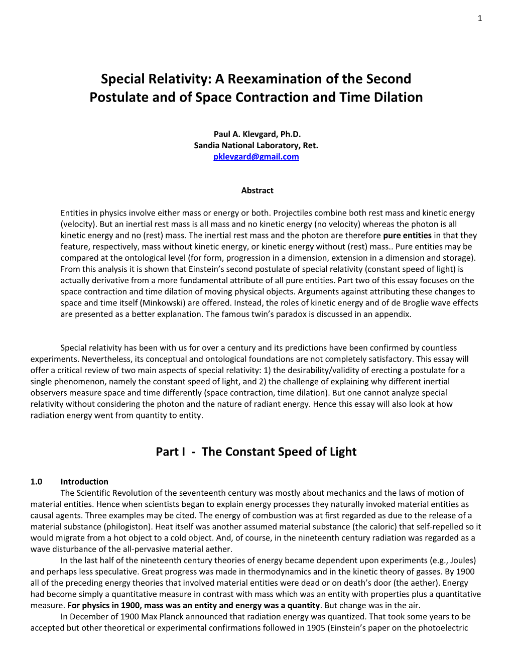 Special Relativity: a Reexamination of the Second Postulate and of Space Contraction and Time Dilation