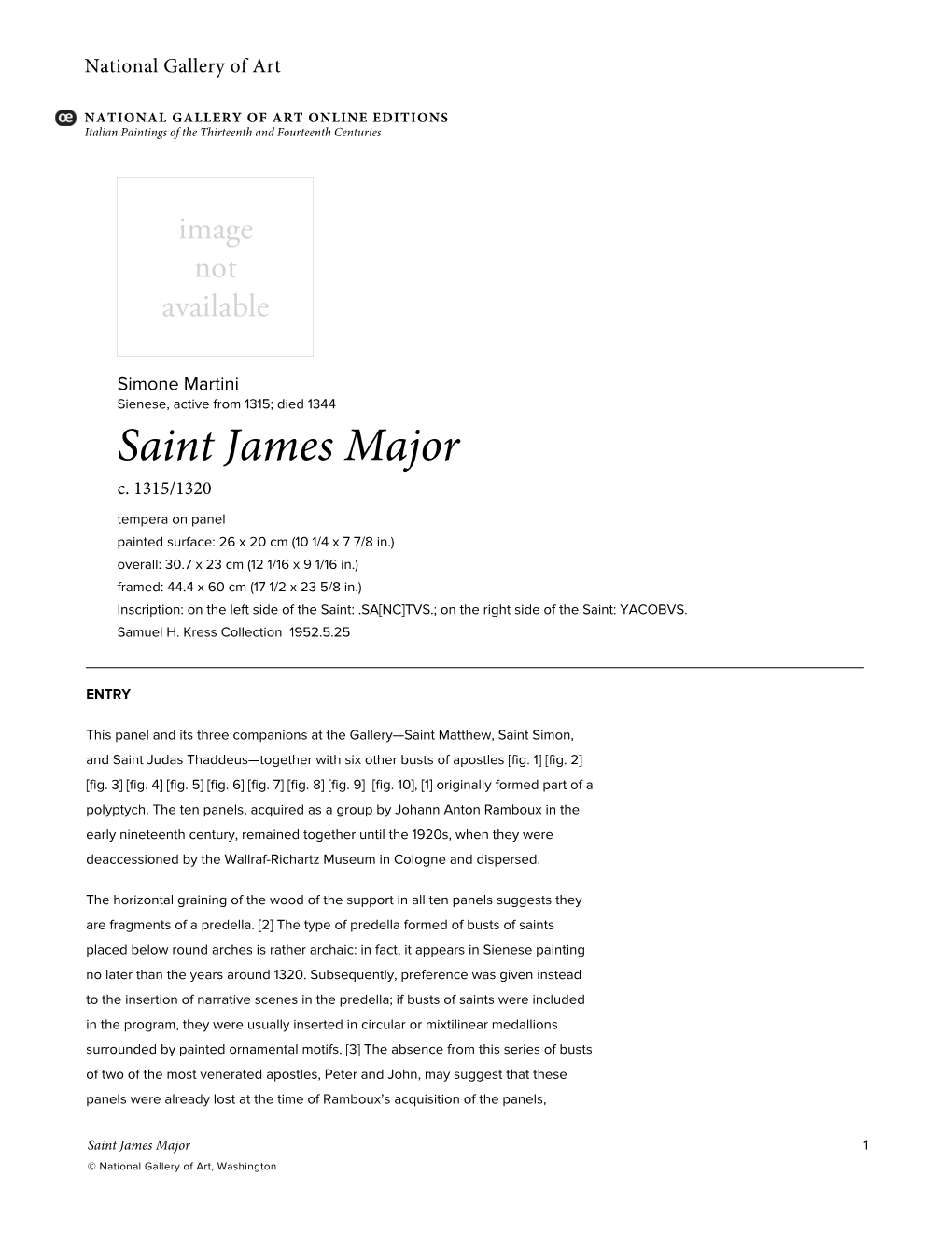 Saint James Major C