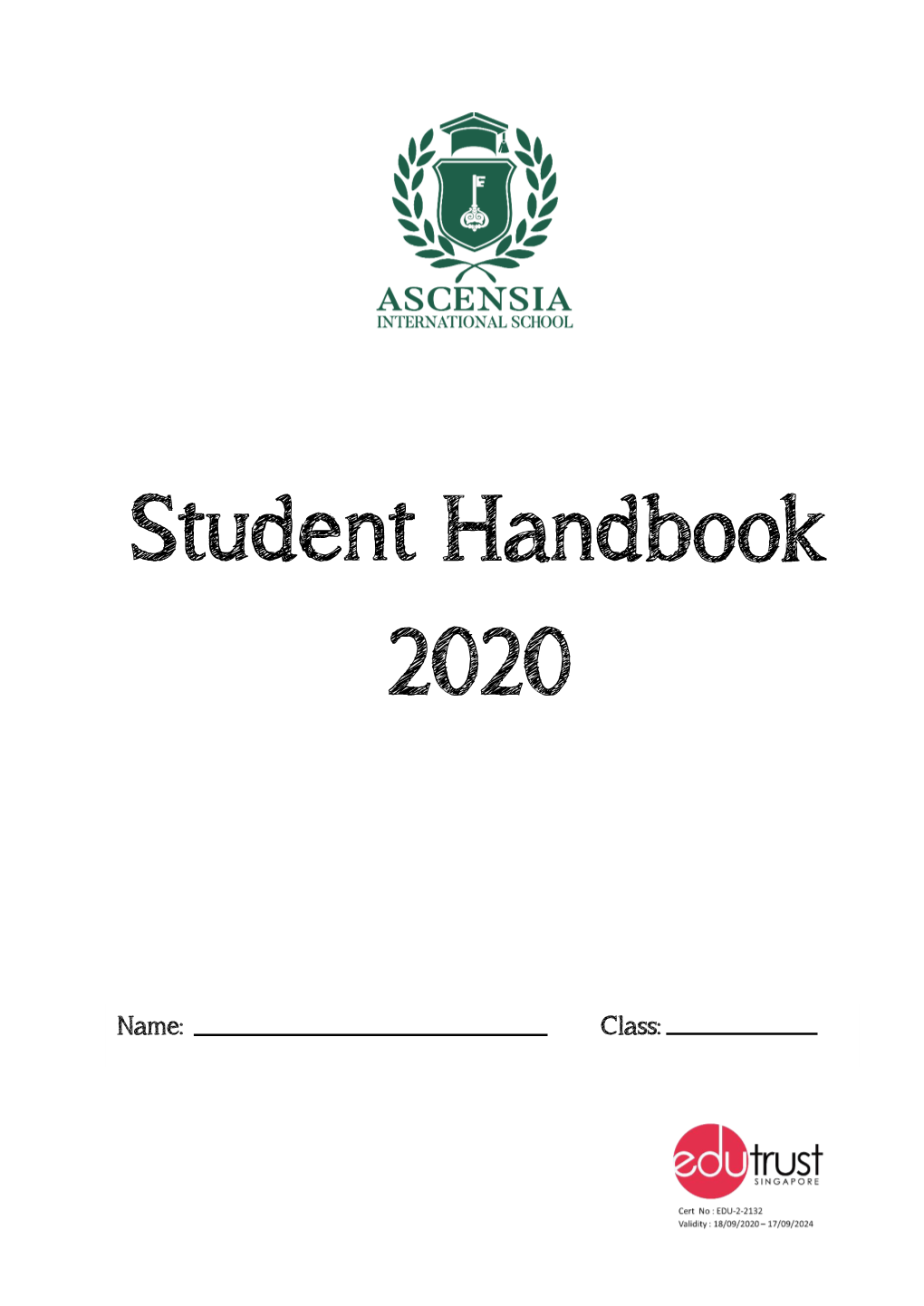 Student Handbook 2020