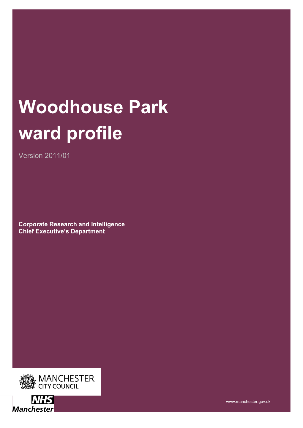 Woodhouse Park Ward Profile