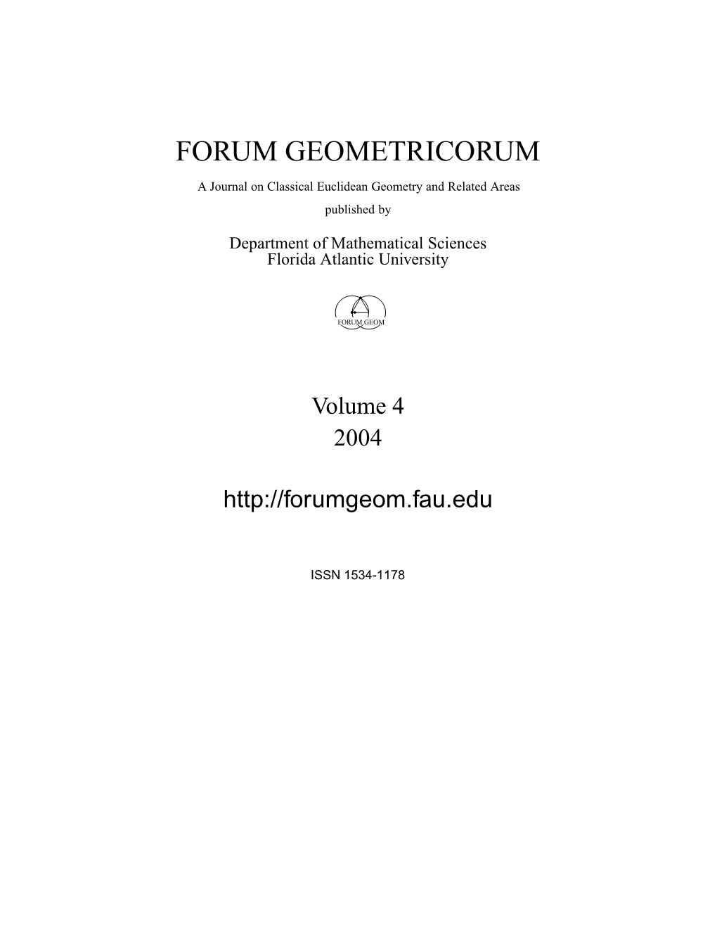 Volume 4 (2004) 1–20