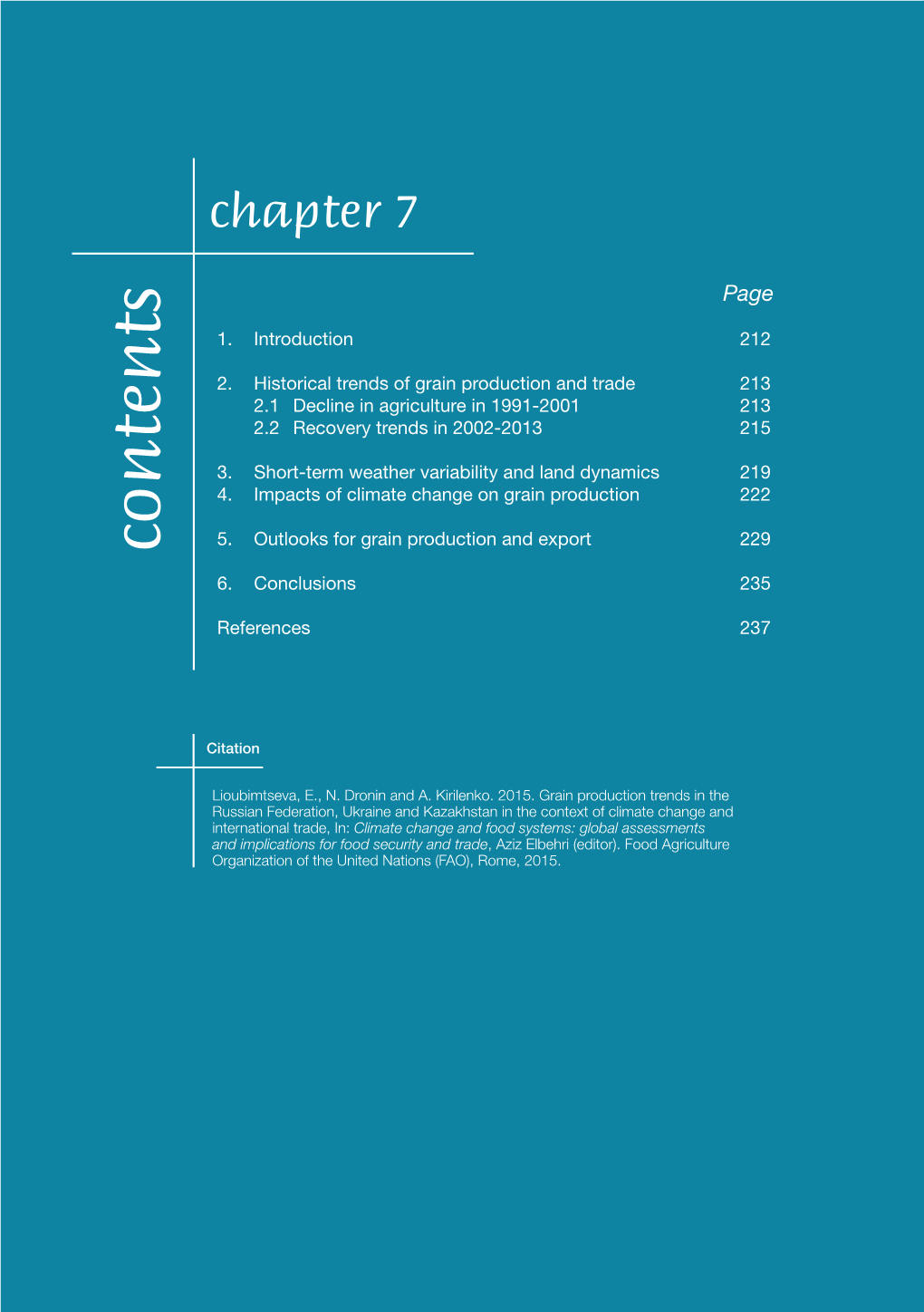 Grain Production Trends in the Russian Federation, Ukraine and Kazakhstan in the Context of Climate Change and International Trade