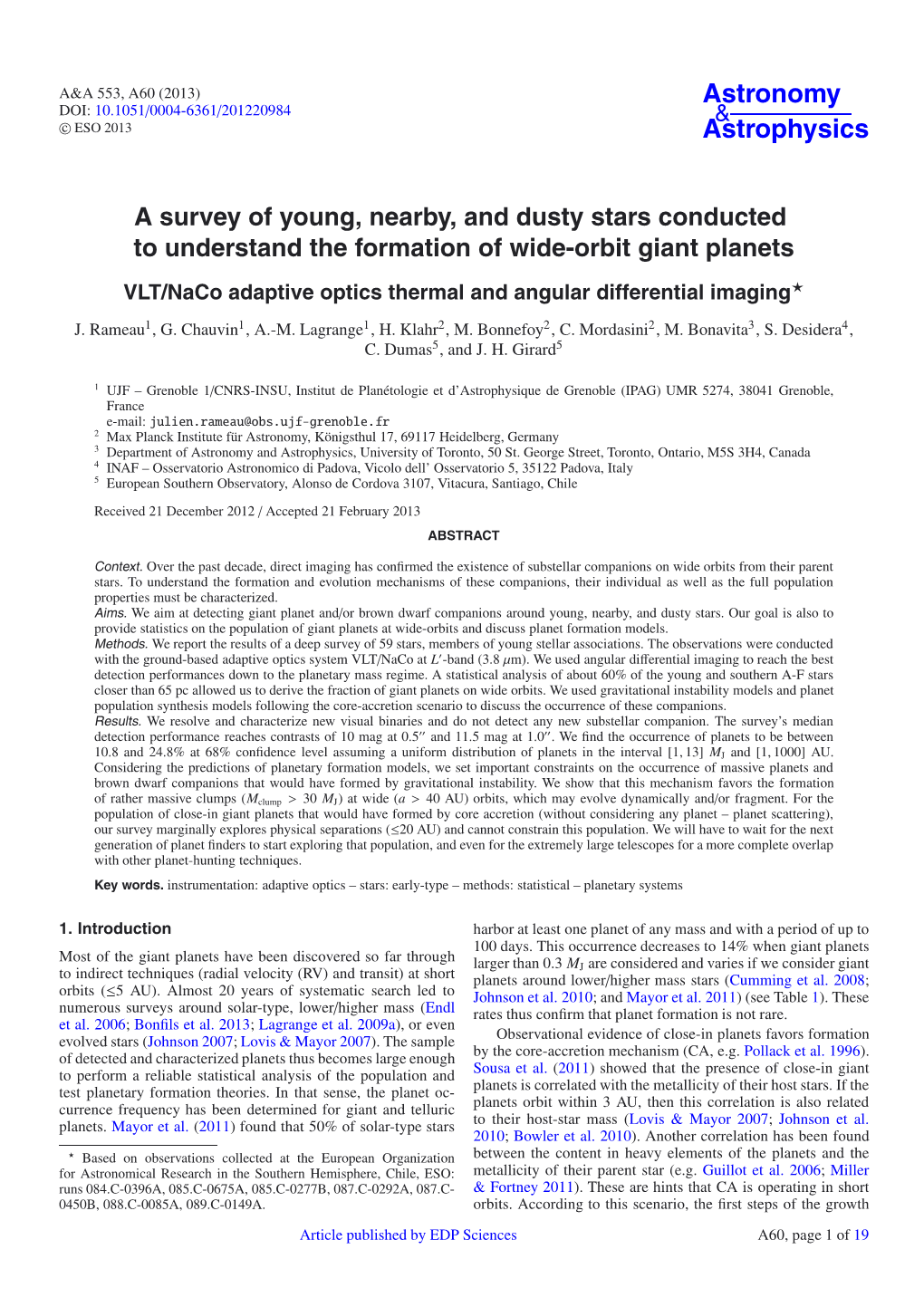 A Survey of Young, Nearby, and Dusty Stars