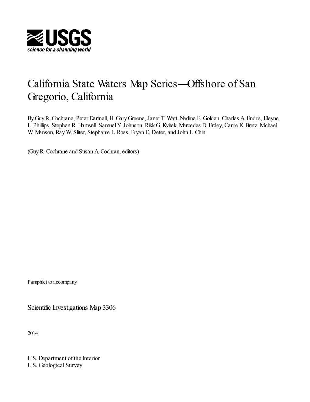 California State Waters Map Series: Offshore of San Gregorio, California