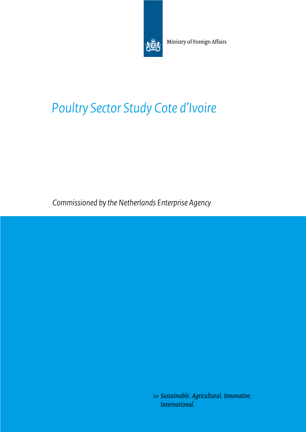 Poultry Sector Study Cote D'ivoire