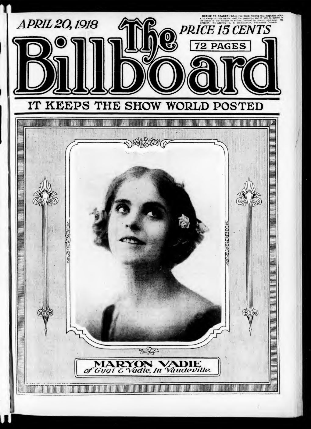 The Billboard 1918-04-20