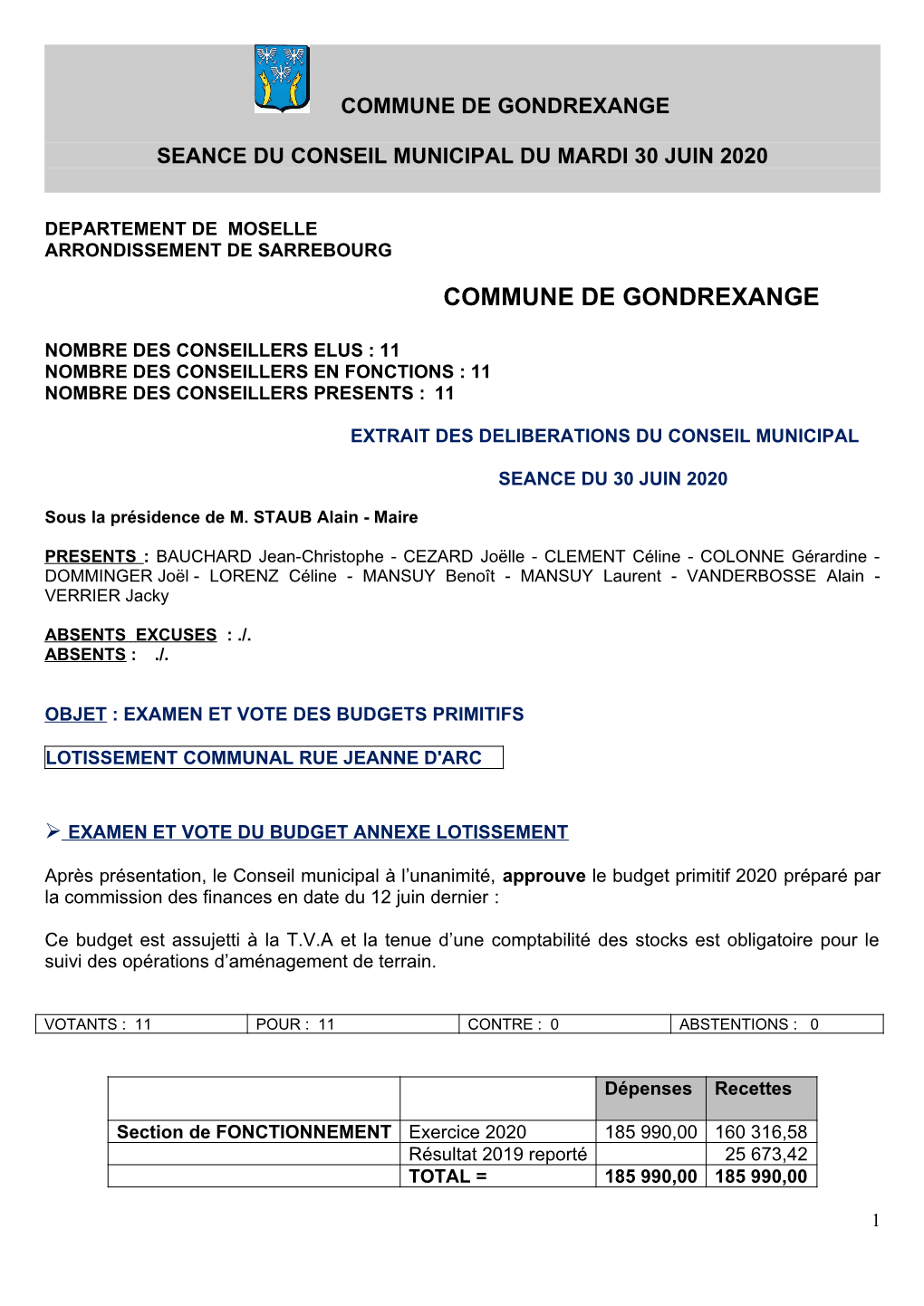 Commune De Gondrexange