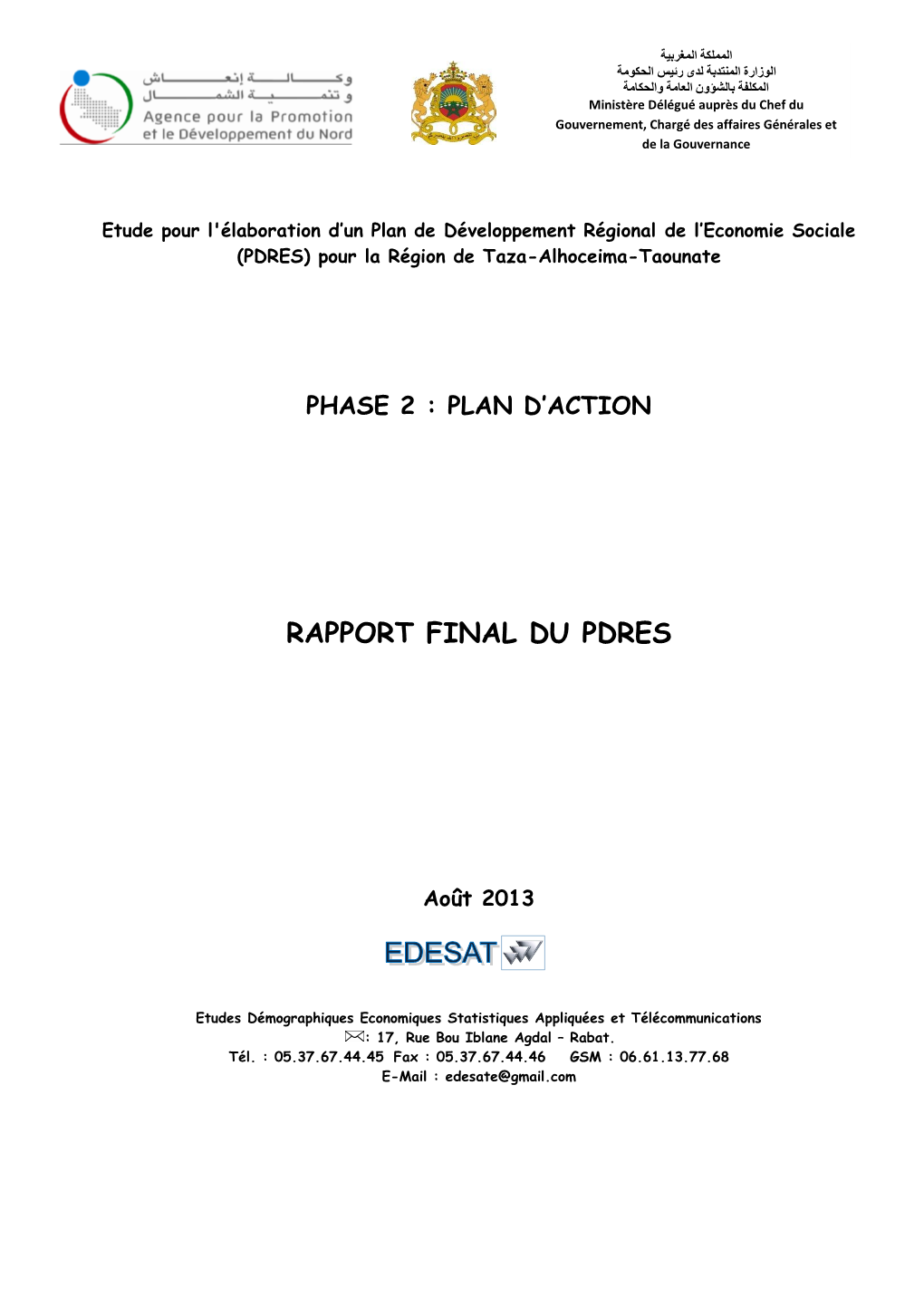 Rapport Final Du Pdres