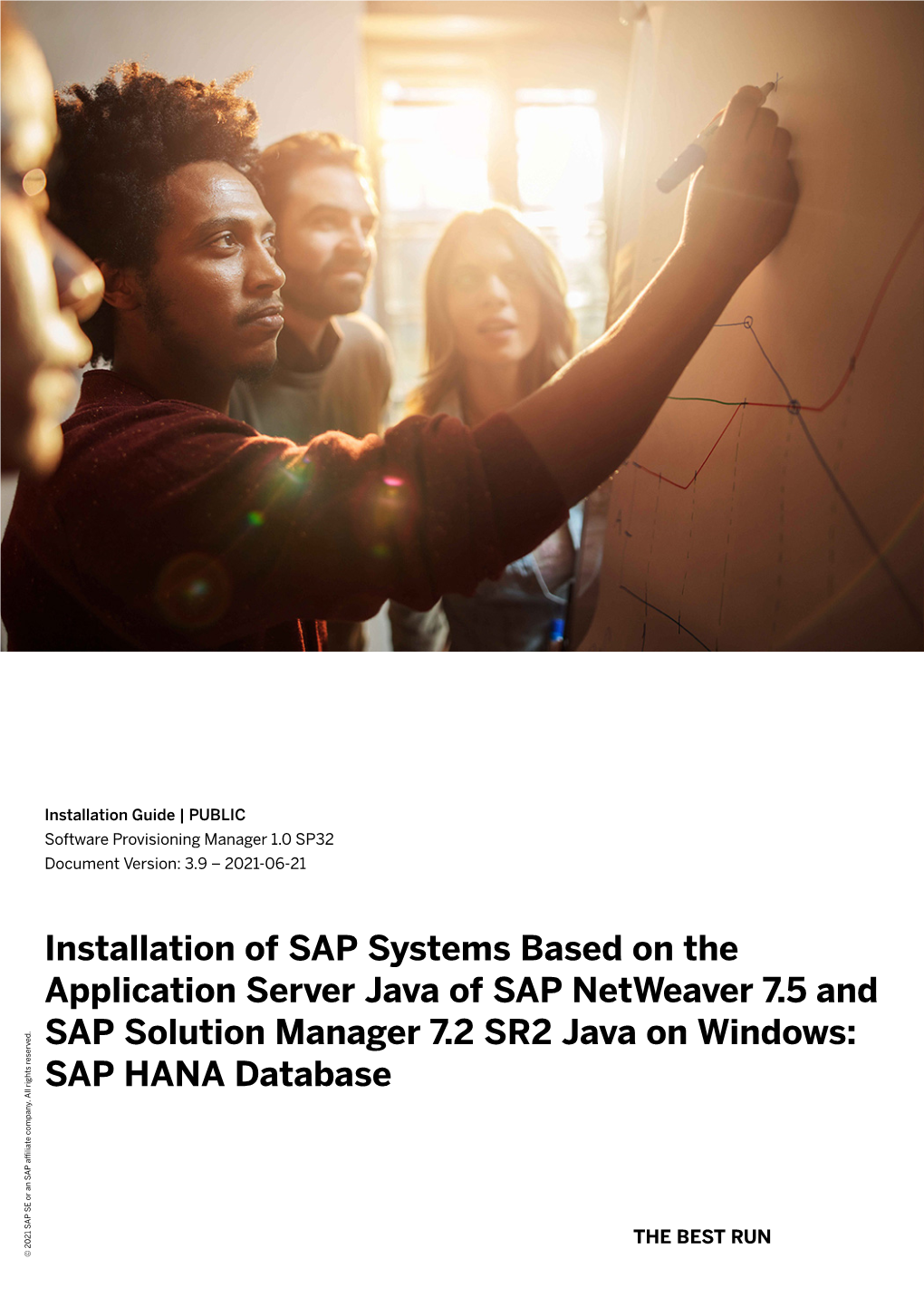 Installation of SAP Systems Based on the Application Server Java of SAP Netweaver 7.5 and SAP Solution Manager 7.2 SR2 Java on Windows: SAP HANA Database Company