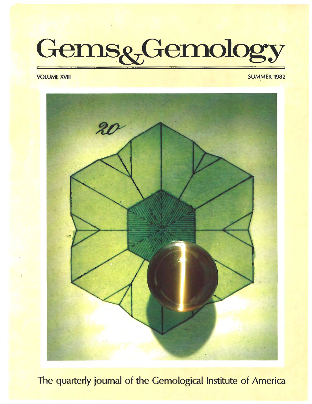 Summer 1982 Gems & Gemology