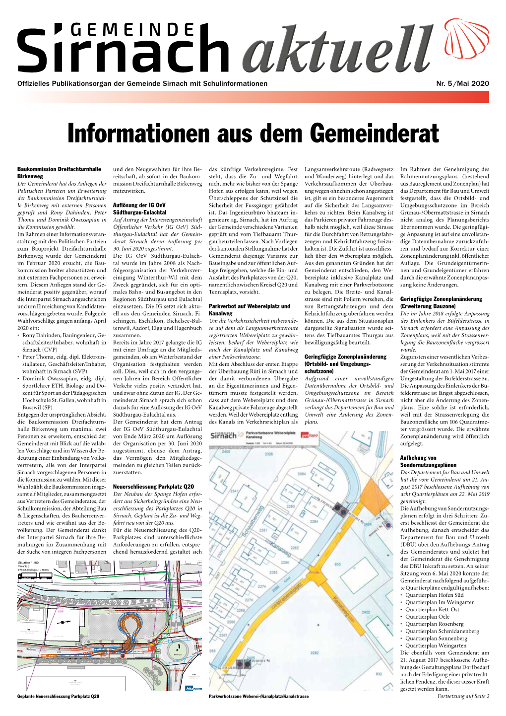 Informationen Aus Dem Gemeinderat