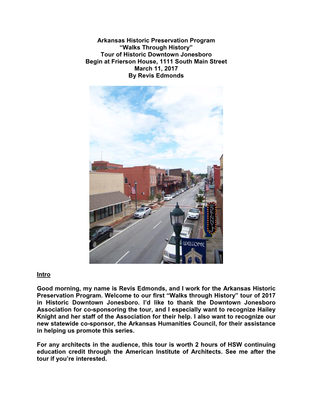 Downloadwalks Through History Tour of Historic Downtown Jonesboro